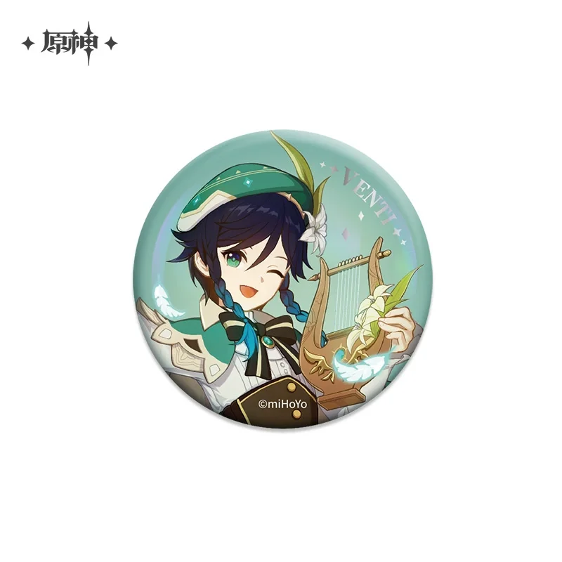 Sunsyea Official Genshin Impact Merch From miHoYo Venti Badge Anime Collection - Image 21