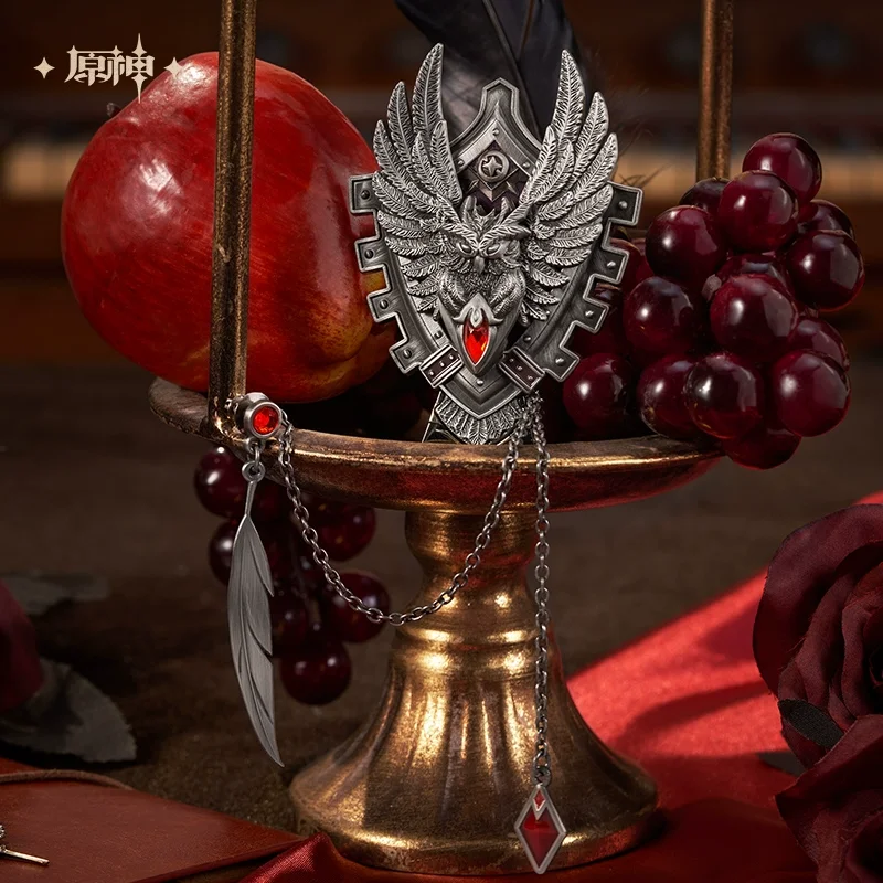 Sunsyea Genshin Impact Official Merch miHoYo Original CYHY Theme Series Diluc Badge Acrylic Stand - Image 5