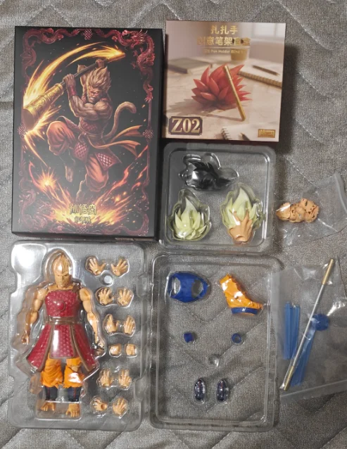 KONG Beast God Mythical Dimension SHF3.0 Battle Damage Wukong Top Armor Can Take Off Dragon Ball Black Mythical Era 1/12 Action - Image 8