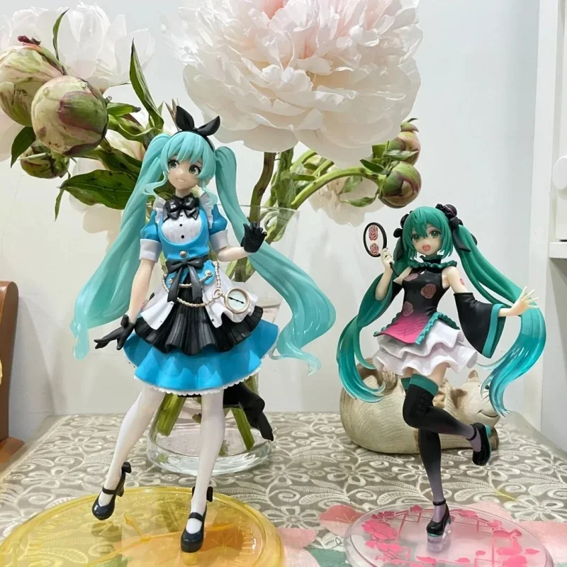 21cm Anime Hatsune Miku Figure Original Taito Artist Master Piece Vocaloid Alice Amp Pvc Action Model Doll Toys