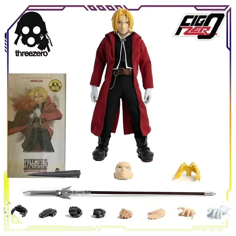 Threezero Original FigZero Series FULLMETAL ALCHEMIST Anime Action Figure Collectible Model Toys Ornaments Gifts for Boys
