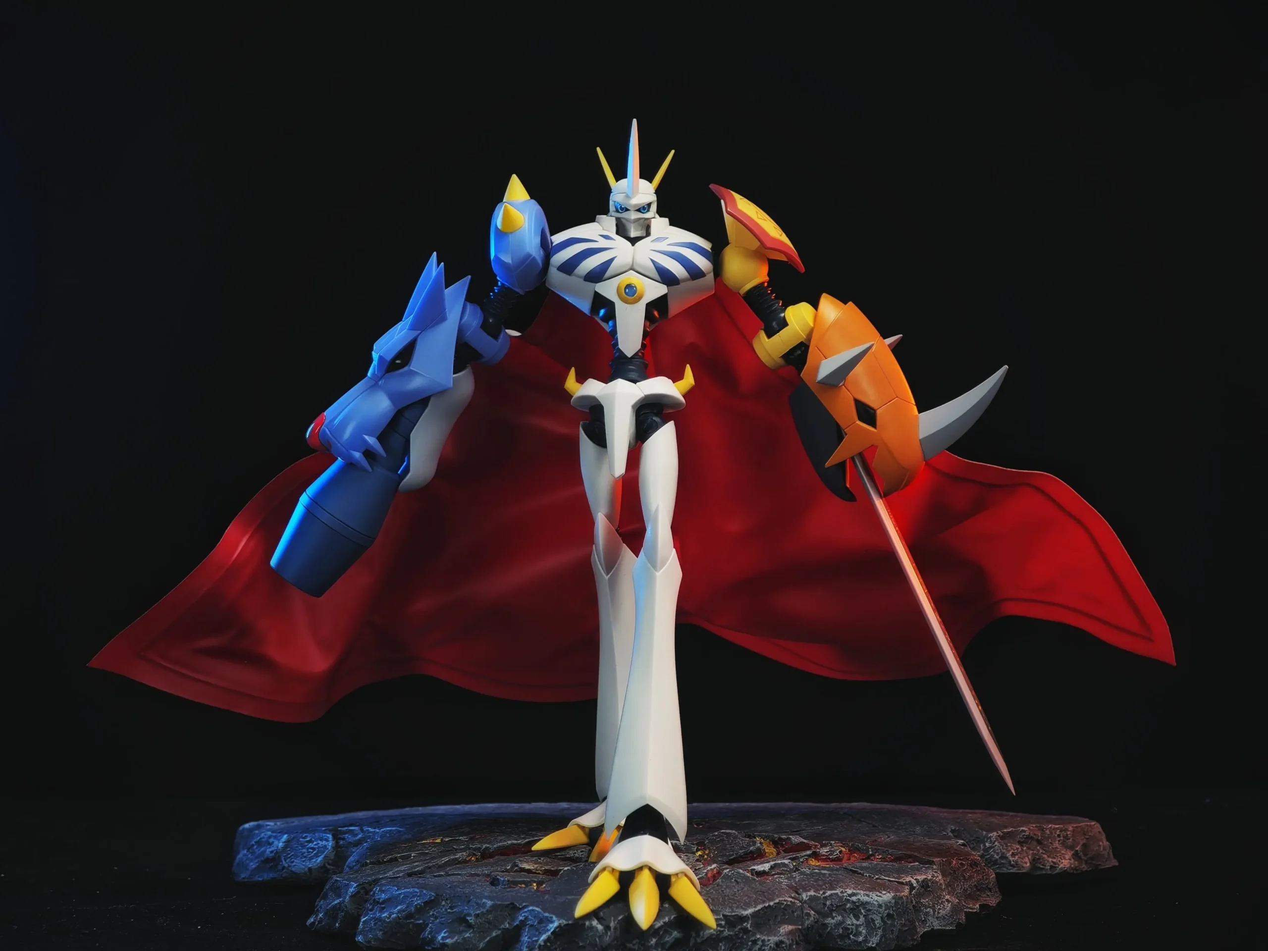 Digimon Adventure Handemade 1/12 Scale Omegamon Japanese Anime Clothing Accessories Cloak For 6inch Action Figure Toys