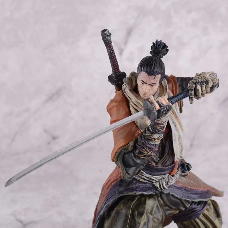 Sekiro Shadows Die Twice Wolf Action Figure Anime Figuras GK Statue Toys 19cm PVC Collection Model Ornament Gift for Children - Image 5