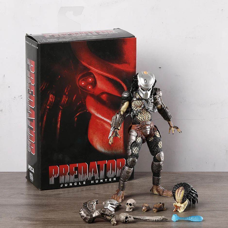 NECA Predator Jungle Hunter 7 Inches Action Figure with Accessories Model Figure Toy