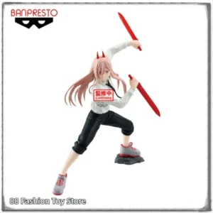 In Stock Original BANDAI BANPRESTO CHAINSAW MAN VIBRATION STARS POWER Animation Figures Toys Gifts Ornaments