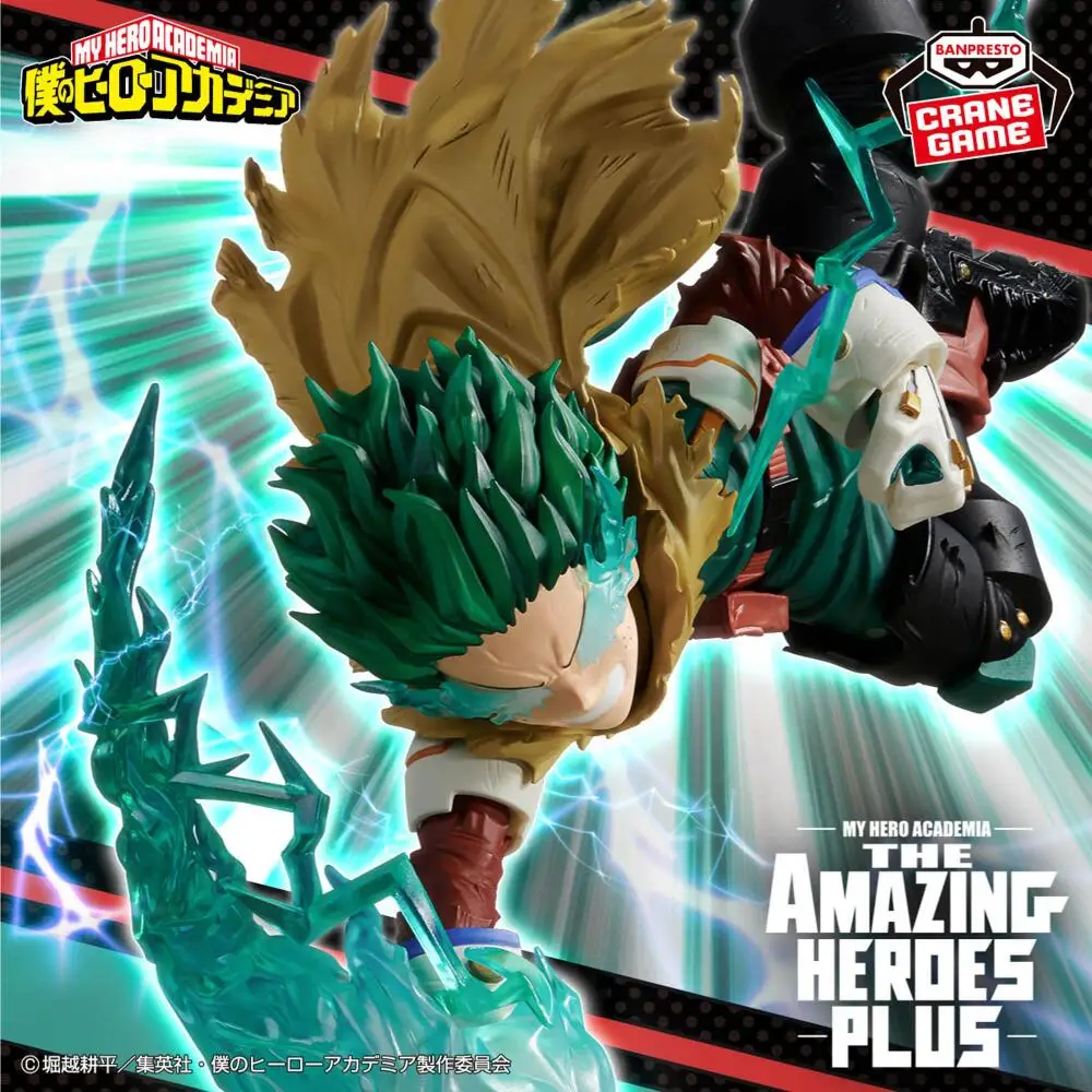 In Stock BANPRESTO THE AMAZING HEROES PLUS My Hero Academia Izuku Midoriya Shoto Todoroki Katsuki Bakugo Figure Anime Model Toy