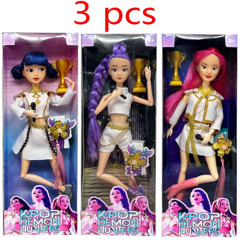 NEW Doll Toys Kpop Demon Hunters Action Figure Toy Rumi Mira Zoey Beautiful Princess Baby Girl Dolls Plastic DIY Toy for Girls - Image 11