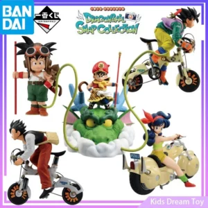 Bandai in Stock Original Ichibankuji DragonBall Anime DRAGONBALL SNAP COLLECTION Locomotive Goku&Gohan&Lunch Action Figures Toys