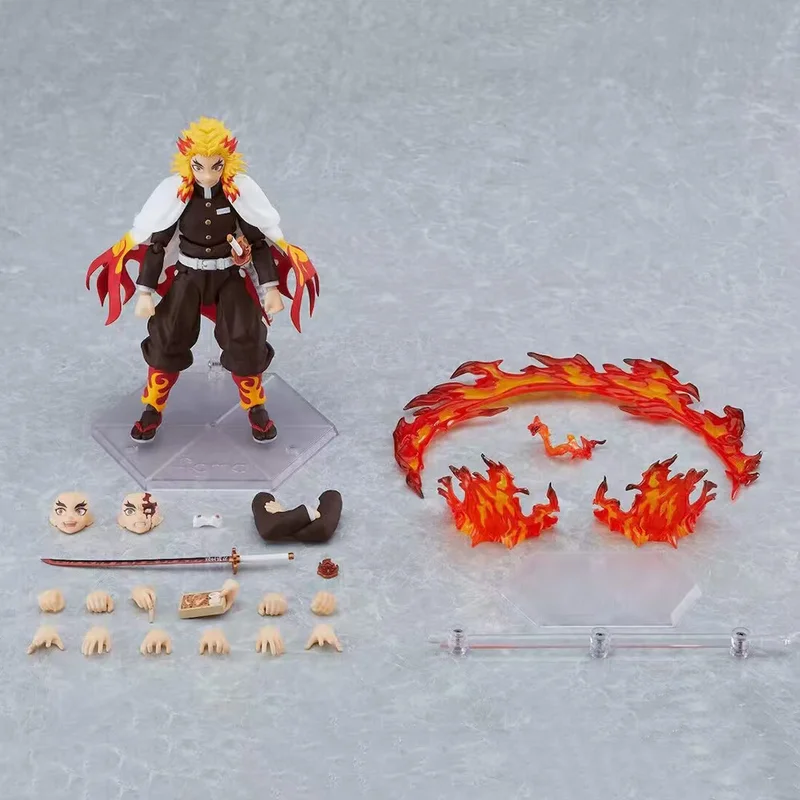 New 13cm Demon Slayer Figure Kimetsu No Yaiba Rengoku Kyoujurou 553 Tanjirou Kamado Nezuko Kamado Agatsuma Zenitsu Gift - Image 3
