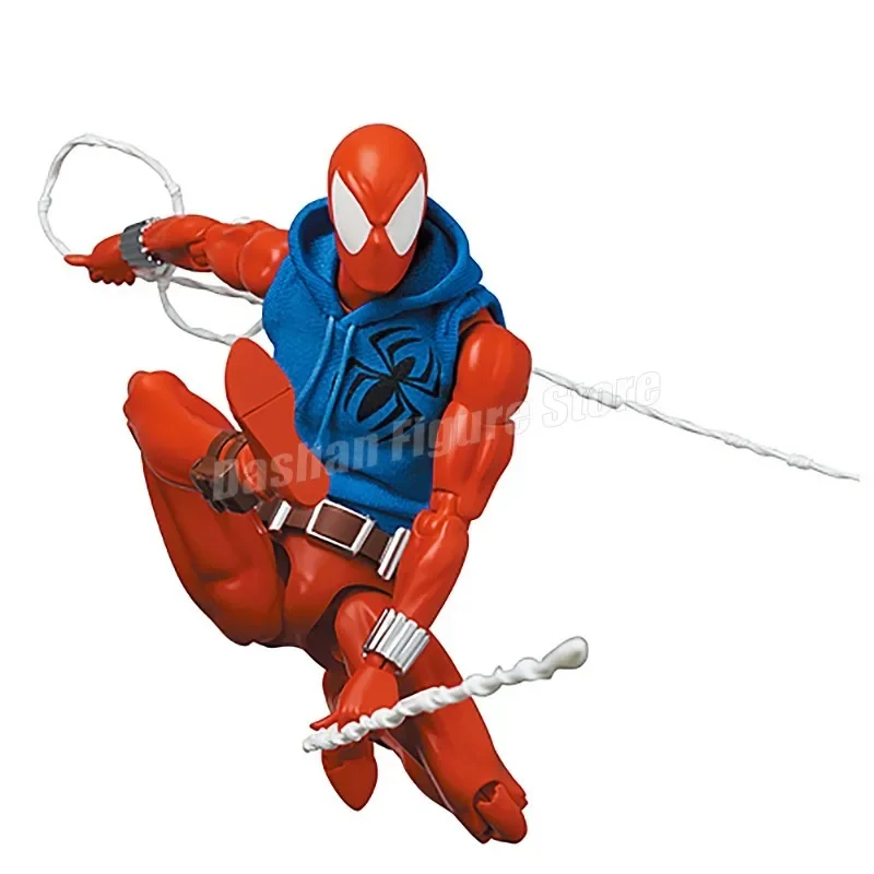 CT Toys Mafex 186 Scarlet Spider Action Figure Comic Wolverine Spiderman Figure Collection Shf The Amazing Spider-Man Model Toys - Image 4