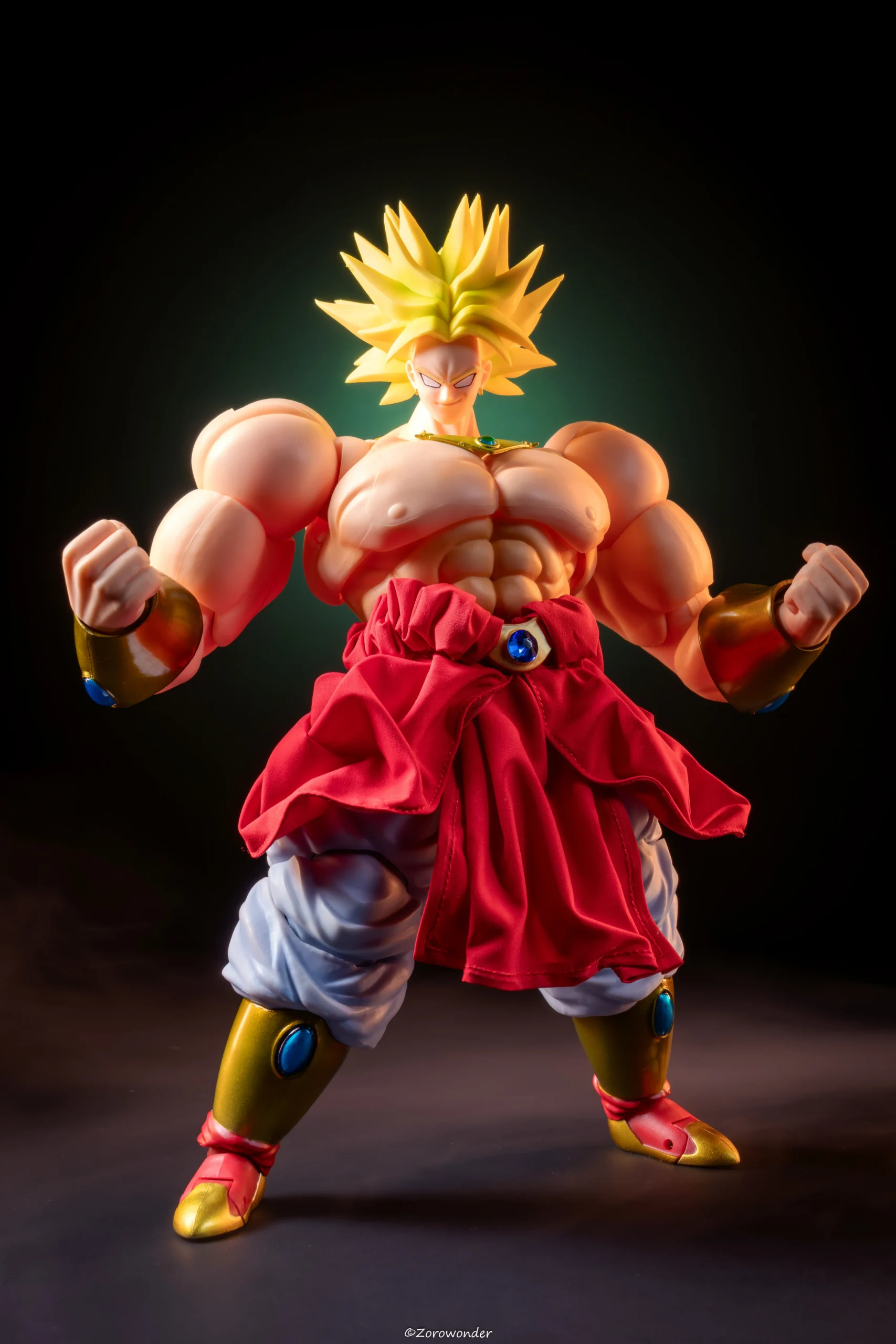 In Stock Bandai Kong Dragon Ball Broly Skirt Hem Super Saiyan Broly Skirt Hem Clothes Anime Action Figures Toys Gifts