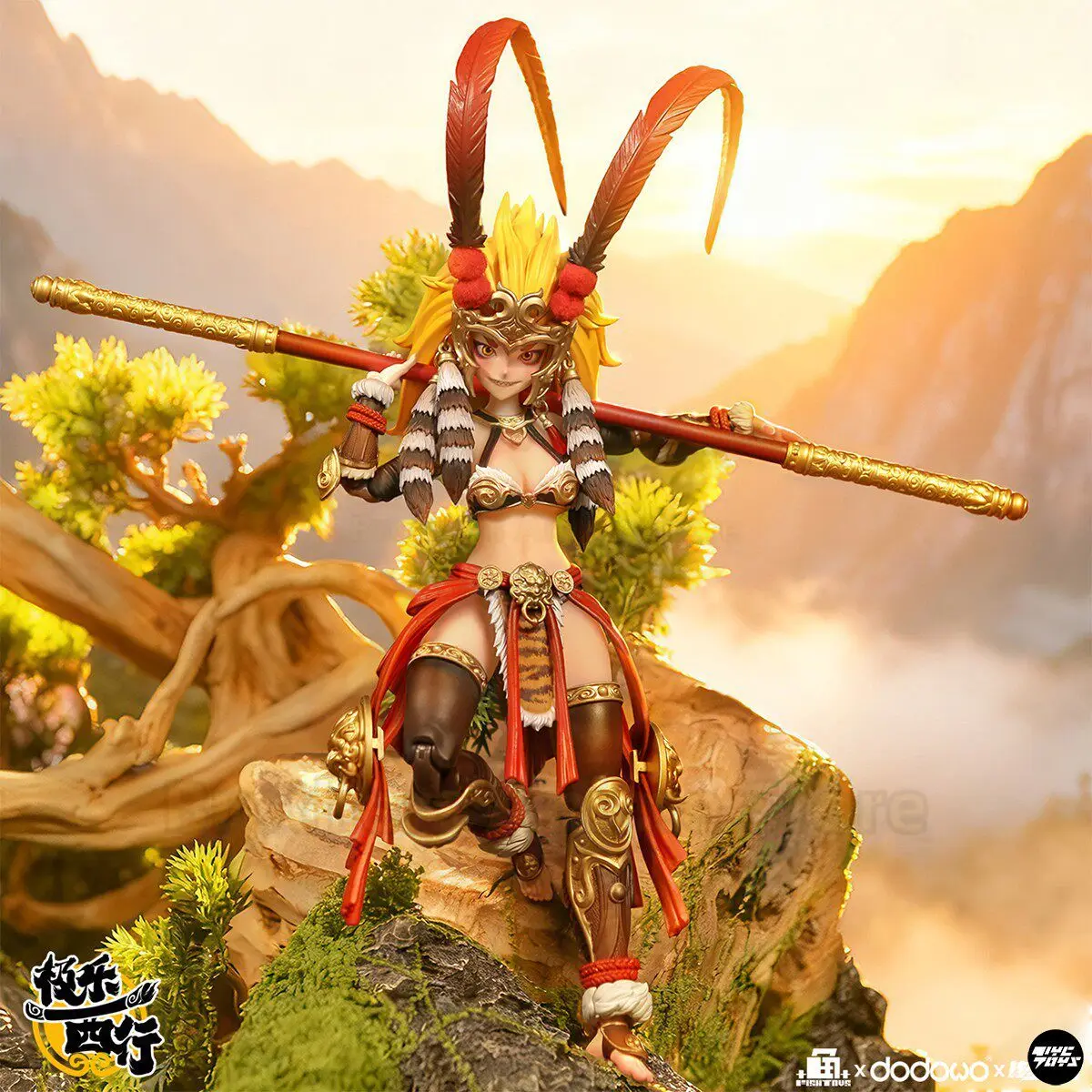 Pre-sale: Fish TOYS Nuclear Gold Reconstruction: Journey to the West in Bliss - Wukong 1/9 Scale, Full-Figured and Articulated - Image 3