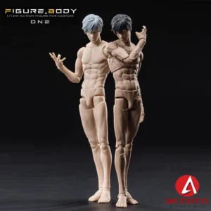 VTOYS X BMS VB002 VB003 1/12 Male Muscle Joint Body White Yellow 16.5cm Super Flexible Action Figure Articulated Model Doll