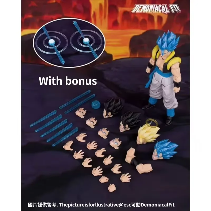 IN STOCK Demoniacal Fit Dragon Ball Z Gogeta Figure SHF Hero Waltz Gogeta The Supreme Dance Super Saiyan Trunks Action Toy Gift - Image 7