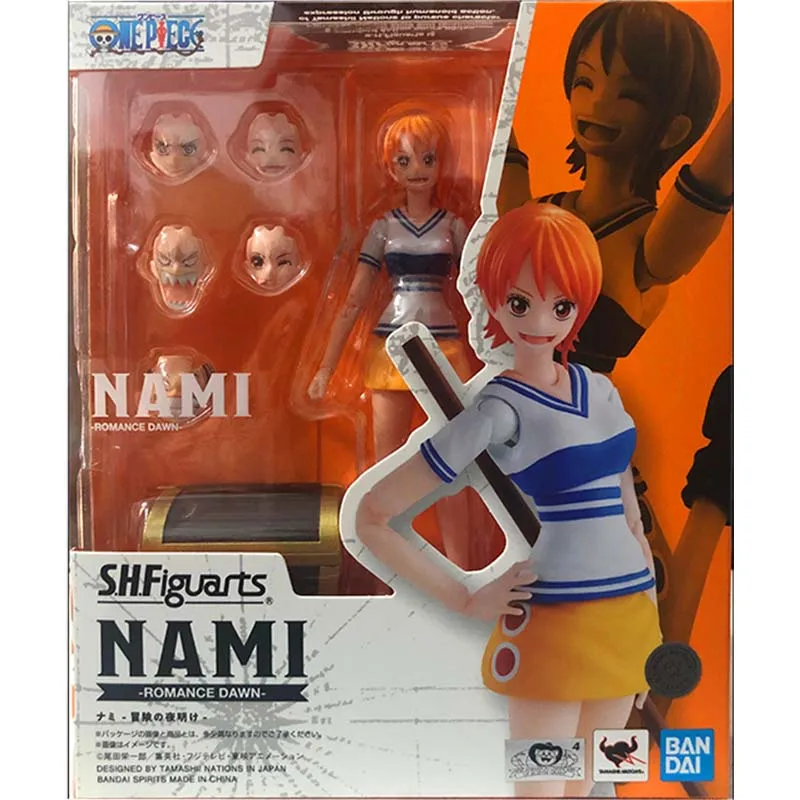 Bandai One Piece Anime Figure SHF Sabo Luffy Romance Dawn Nami Zoro Gum Option Parts Shanks Action Figures Toys For Boys Gift - Image 8