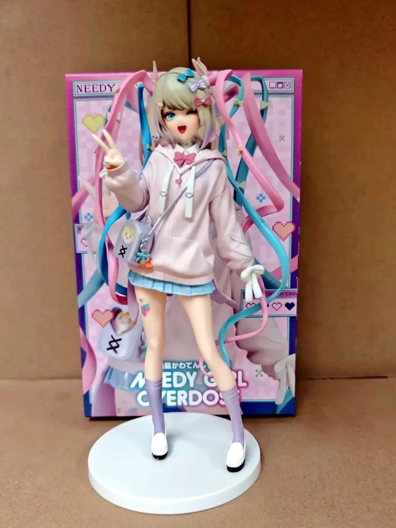 High Quality Needy Girl Overdose Cartoon Anime Figure Parade Kangel Pvc Model Cute Figure Decoration Desktop Toy Birthday Gifts