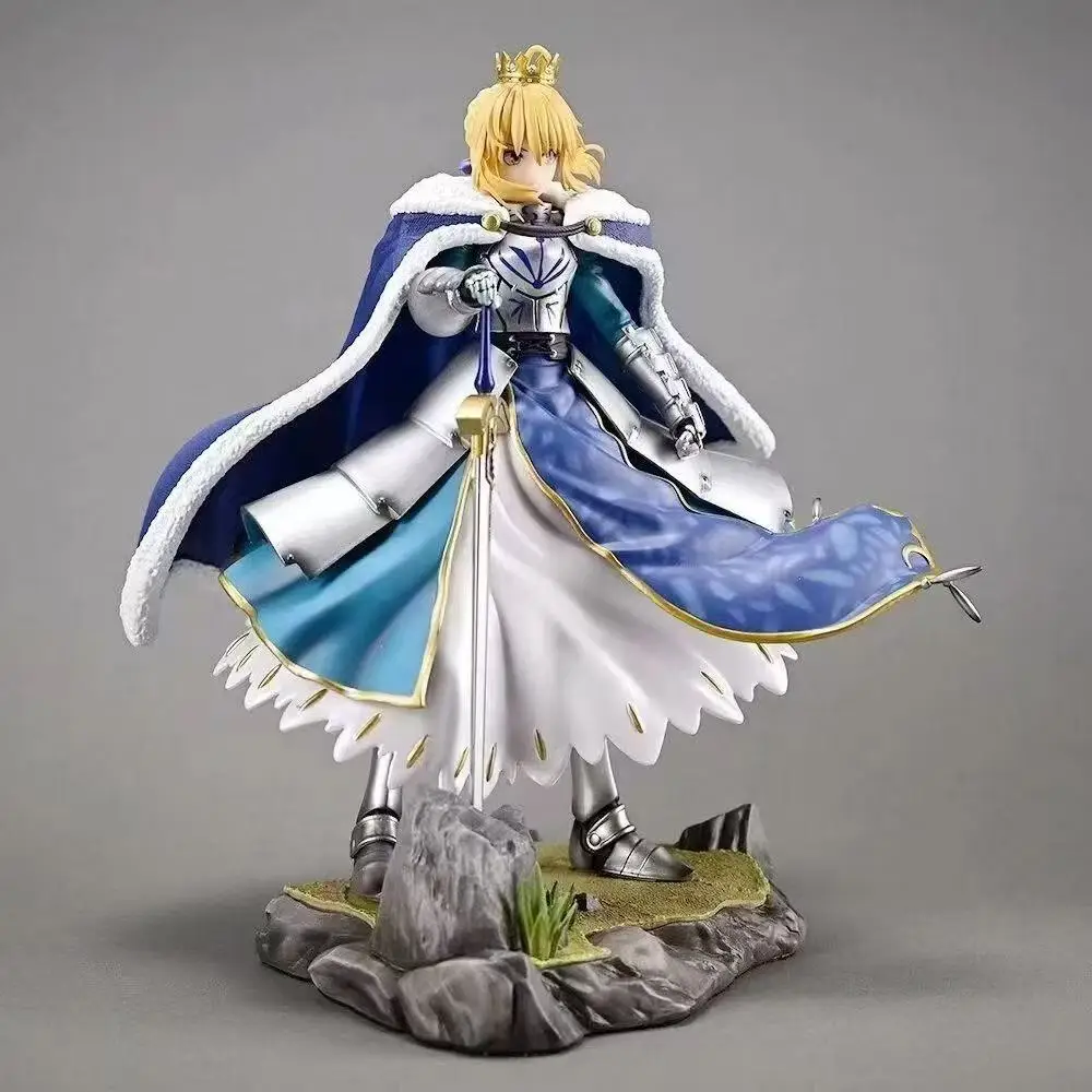 Fate/stay Night Altria Pendragon model Anime Figure Toy Ornament Collectibles 27cm Boys Festival Gifts
