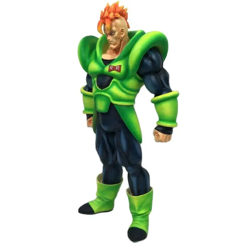 41cm Anime Dragon Ball Lchiban Action Figure ANDROID #16 Statue PVC Movable Collection Doll Super Saiyan Gk Figurine Model Toys - Image 4