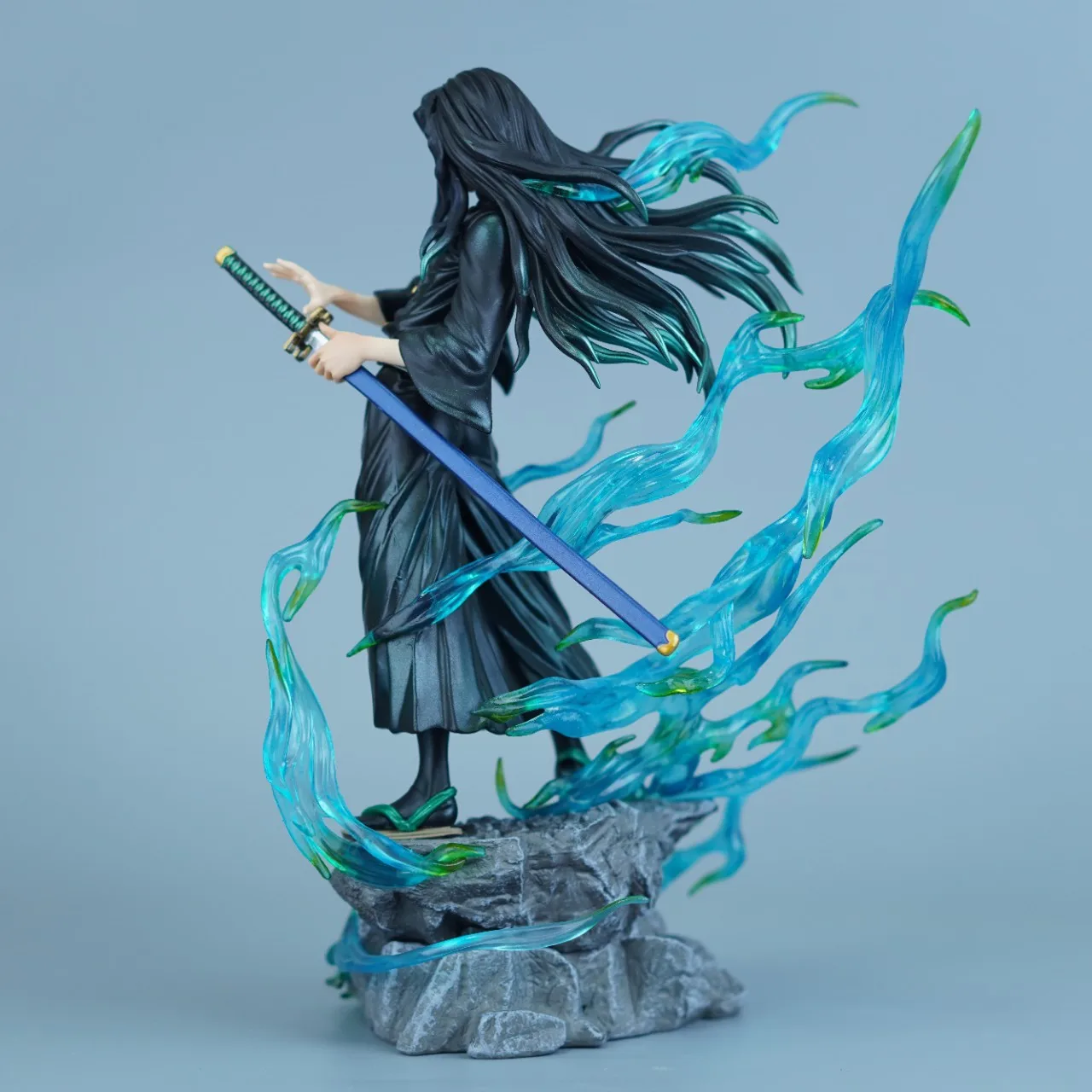 Demon Slayer Tengen Uzui Tokitou Muichirou GK Statue Anime Figure Desktop Decoration Collectible Model Large Size - Image 3