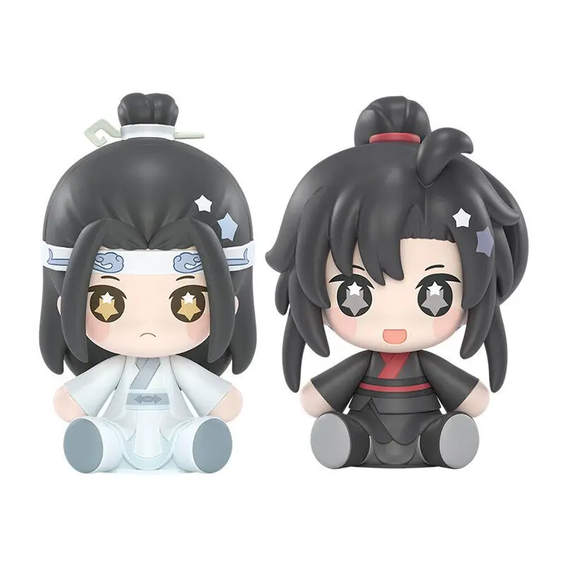Original Genuine GSC Huggy Good Smile Wei Wuxian Lan Wangji 6CM Anime Character Q Version Model Collectible Toys Holiday Gift