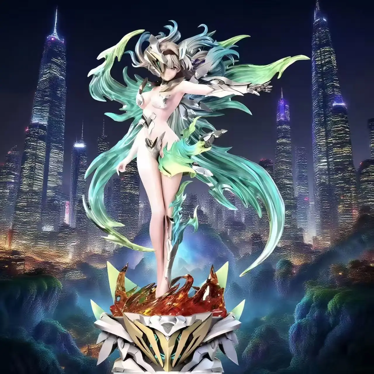 Beautiful girl Liuying hand-made mecha girl domestic animation anime statue model decorations surrounding Sam - Image 6