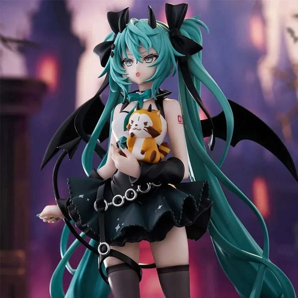 Top Selling Anime Peripheral Ornament Hatsune Miku Little Devil Dark Angel Chuyin Handmade PVC Model In Stock Fast Ship - Image 4