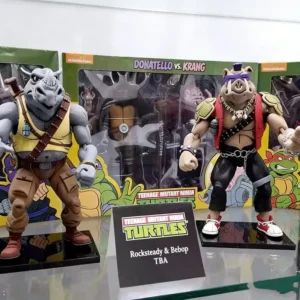 Mutant Ninja 7 Inch Rocksteady Bebop Articulated Action Figures PVC Collectible Cartoon Character Model Toy Anime Ornament Gifts