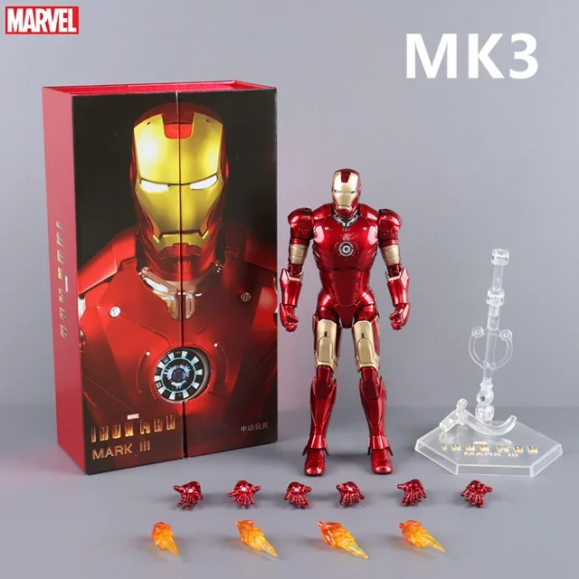 ZD Toys Iron Man Action Figure Joint Movable MK1 MK3 MK6 MK7 MK42 MK45 MK50 MK85 MK17 MK33 MK39 Adult Collection Figure Gift - Image 11
