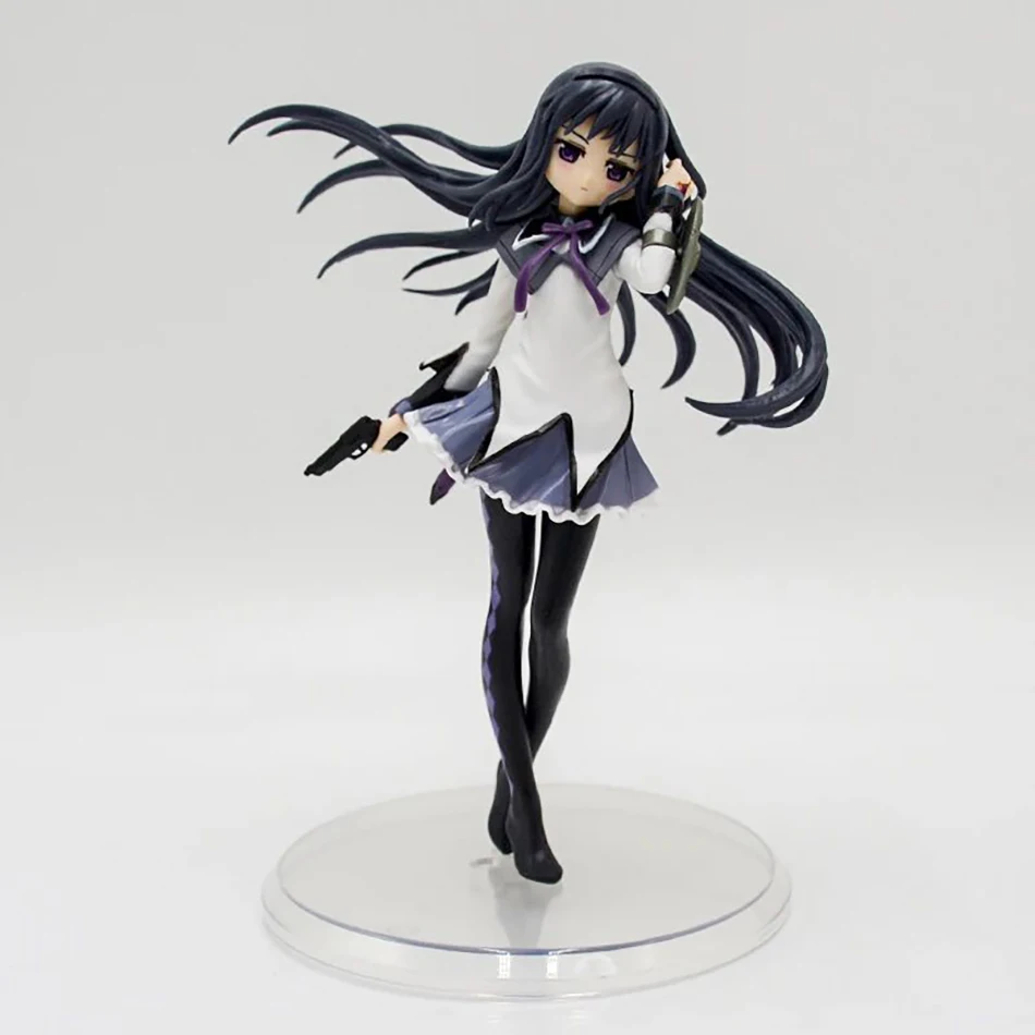 Anime Puella Magi Madoka Magica Figure 17cm Akemi Homura Action Figural Pvc Model Cute Decoration Doll Kids Toys Christmas Gifts - Image 8