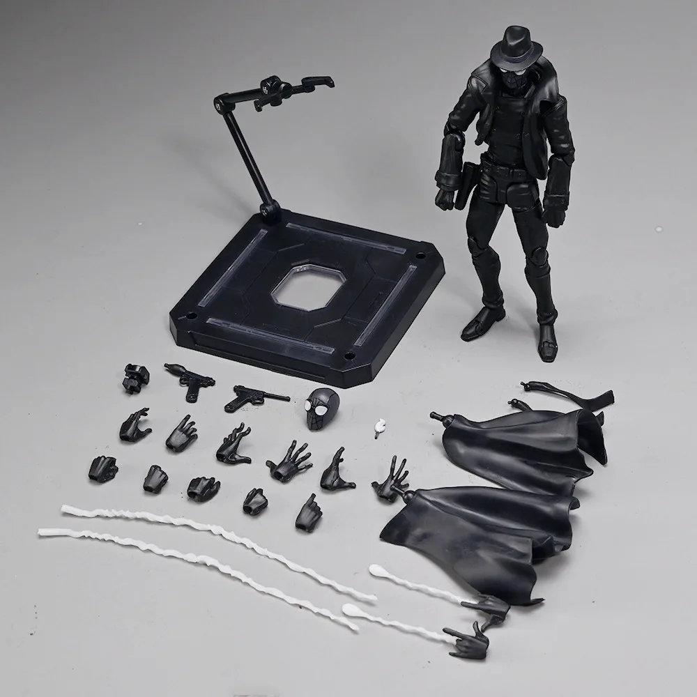 17CM black SV Action Spider-Man Noir Figure Model Collectible Toys Gift - Image 3