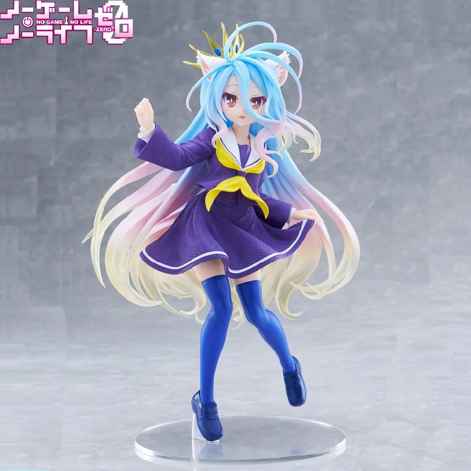 Anime NGNL No Game No Life White 18.5CM Shiro PVC Model Action Figures Model Collection Ornament Toy Holiday Gift In stock Hot - Image 2