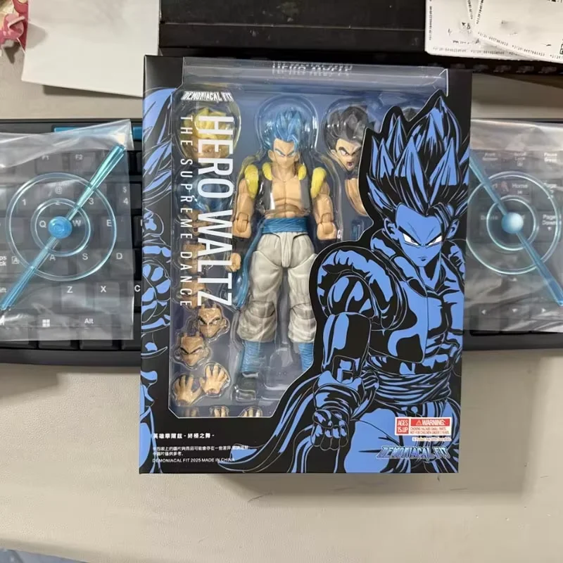 In Stock Demoniacal Fit Gogeta Figure Dragon Ball Z SHF Hero Waltz Gogeta The Supreme Dance Super Saiyan Trunks Action Figures