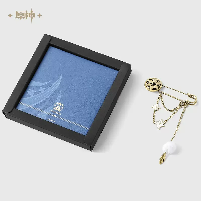 Sunsyea Official Genshin Impact Merch From miHoYo Wanderer Series Beret Octagonal Hat Scarf Plush Pendant Doll Bag Necklace - Image 17