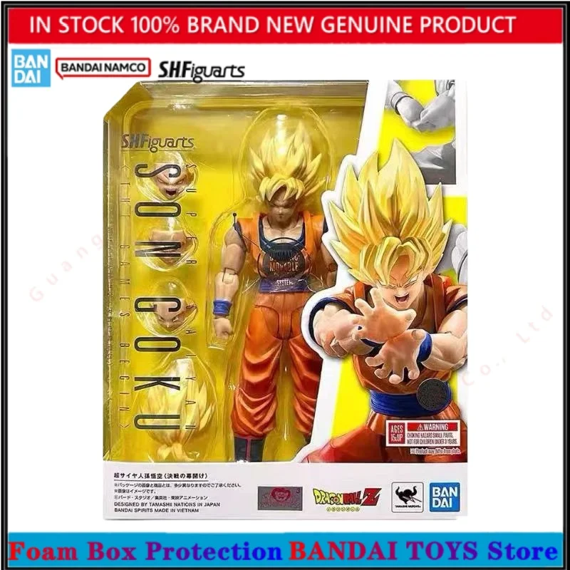 In Stock 100% Original Bandai Dragon Ball Z S.H.Figuarts Super Saiyan God Blue Son Gokou SHF Son Goku Blue Action Figure Model