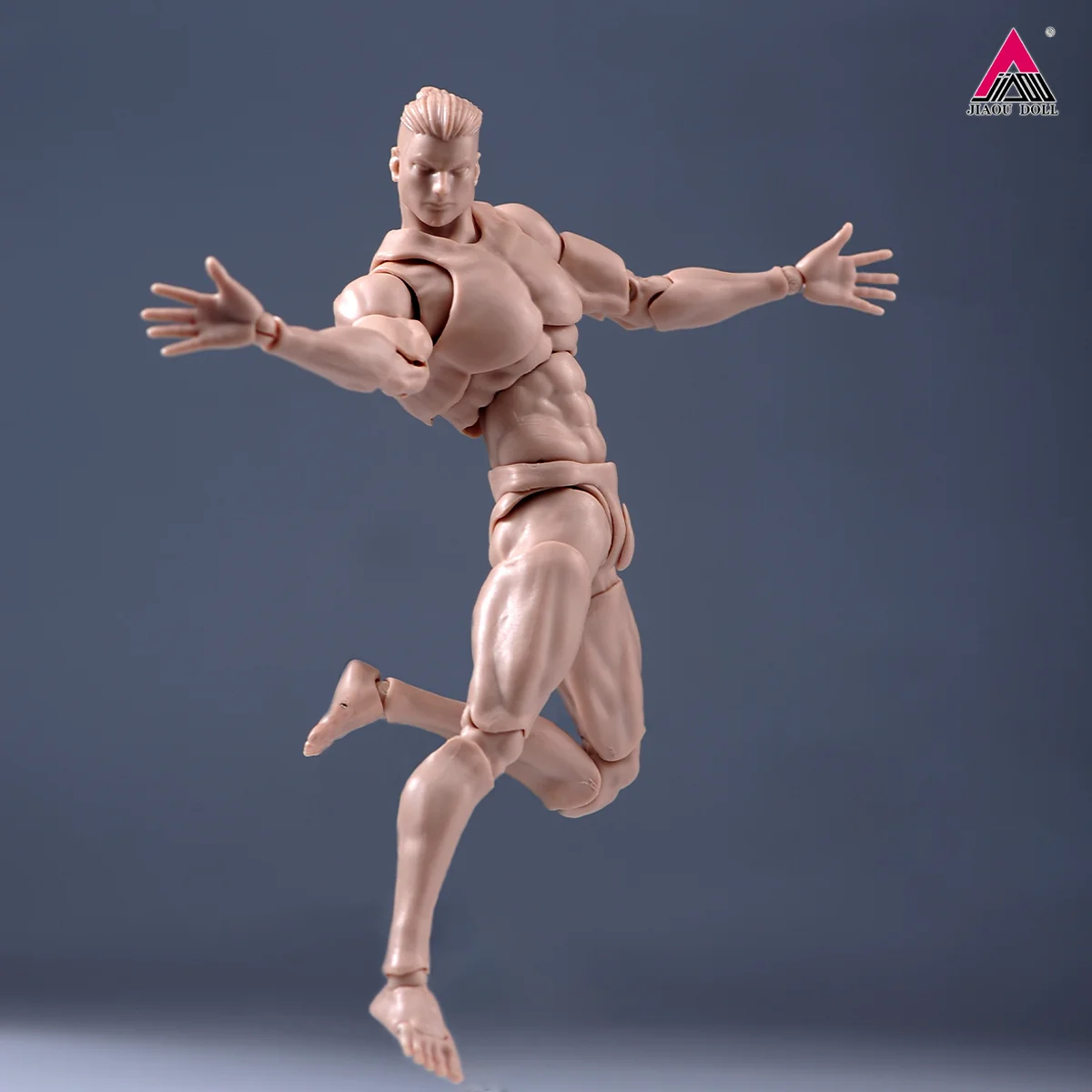 1/12 Scale Male Super Flexible Joint Body 16cm White Yello Black Action Figure Muscle Articulated Body Doll - Image 6