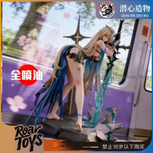26cm Game Wuthering Waves Cartethyia Cosplay Q Version PVC Figure Model Statue Toys Desktop Ornament Xmas Birthday Gift