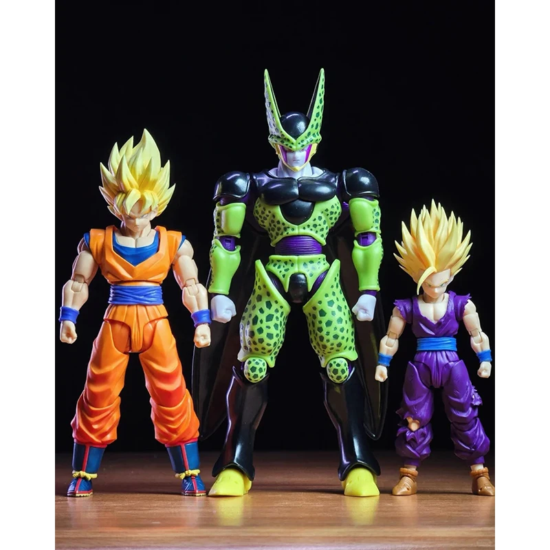K.W. KW Studio Cell Figure Dragon Ball Cell Masked Perfext Monster KW006ADX KW006BDX Perfect Cell Anime Action Figures Gifts Toy