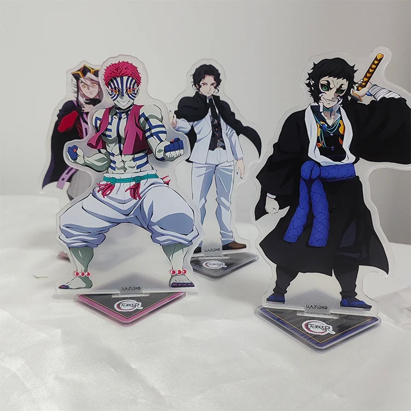 6 Styles Demon Slayer Infinity Castle Acrylic Stand Peripherals Muzan Kibutsuji Figure Staute Kokushibo ACG Stand Akaza Toy Doma