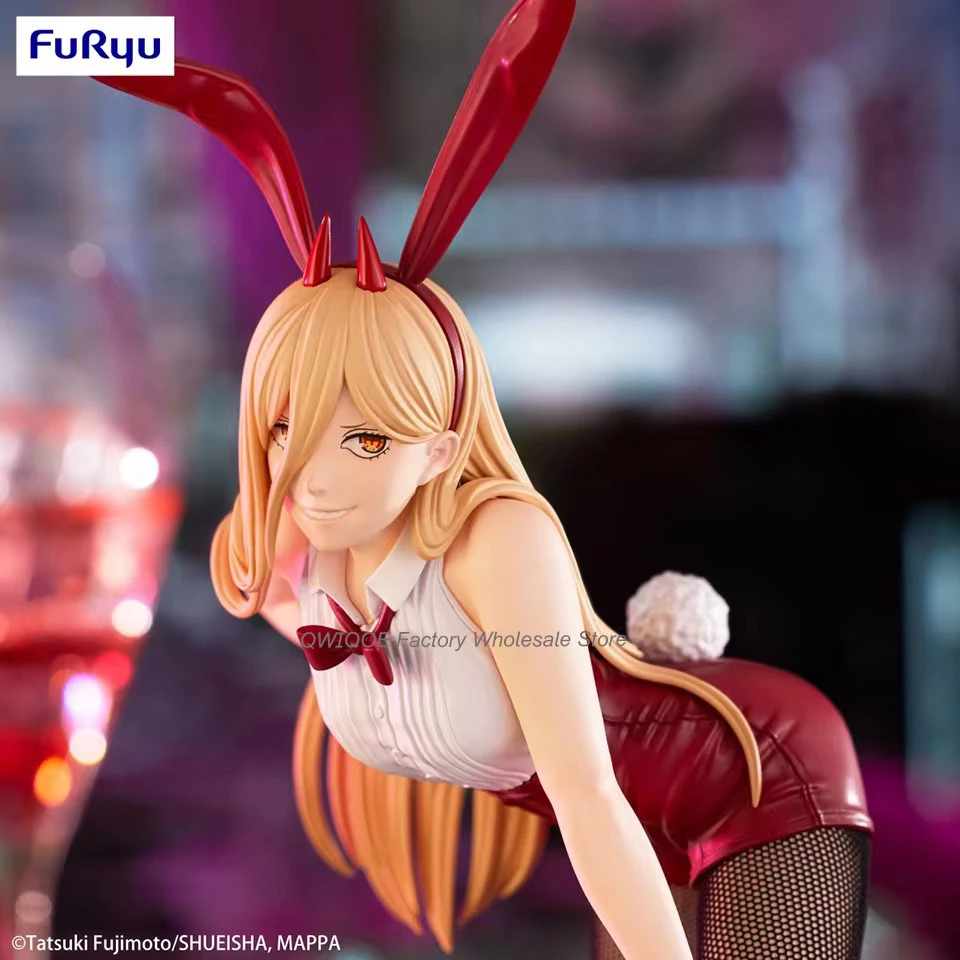 Original Genuine FuRyu BiCute Bunnies 25cm Power Bunny Girl Anime Figure Toys Gifts For Boy Wholesale QWIOOE Wholesale