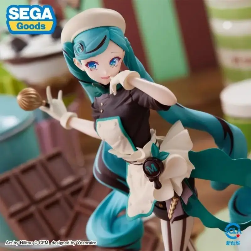 Original Hatsune Miku Figure Hatsune Miku Chocolate Pastry Chef Figure Collection Luminasta Series Ko Model Toy Gift - Image 5