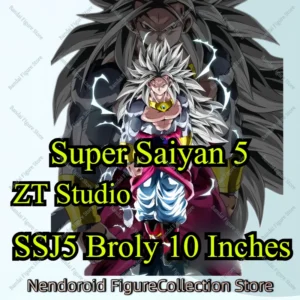 New Product ZT Studio SHF SSJ5 Dragon Ball Super Saiyan 5 Broly 10 Inches Anime Action Figure Model Toys Gifts