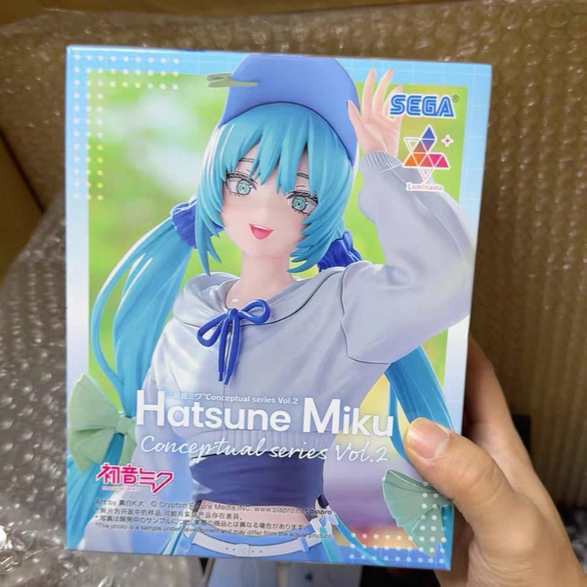 Original Genuine SEGA Prepainted Luminasta Conceptual Series Hatsune Miku W=60~70mm H=180~210mm MIKU Figure Model Decoration - Image 8