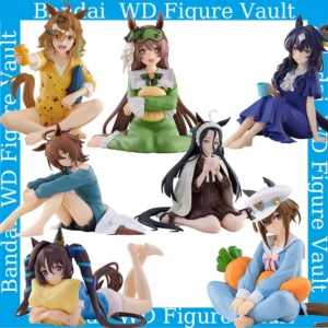 In stock Bandai Uma Musume Pretty Derby Relax time Agnes Tachyon Manhattan Cafe Virsina Satono Diamond Figures Genuine Boxed Toy