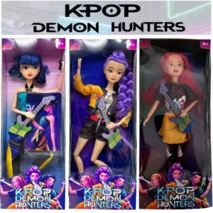 NEW Doll Toys Kpop Demon Hunters Action Figure Toy Rumi Mira Zoey Beautiful Princess Baby Girl Dolls Plastic DIY Toy for Girls