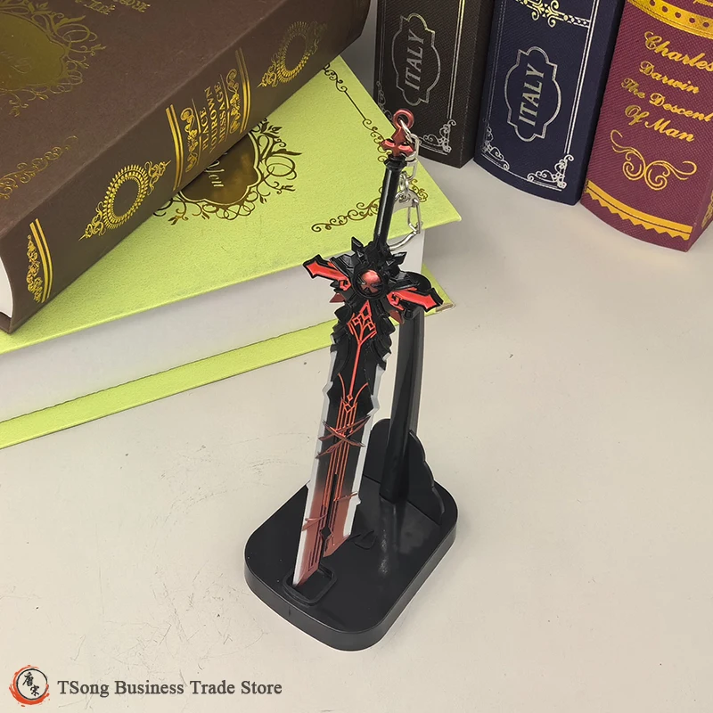 Genshin Impact Diluc‘s Wolf‘s Gravestone Full Metal Replica 17cm Detailed Collectible Model Keychain for Cosplay Display Jugue - Image 6