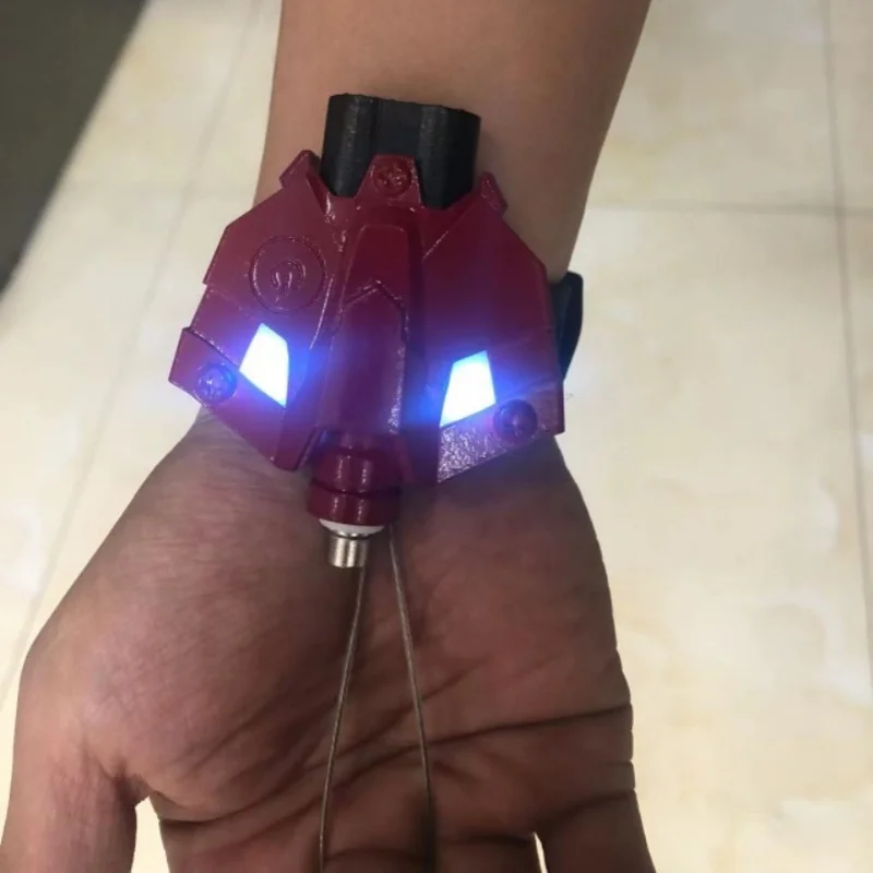 Spider Silk Launcher Toy for Children Black Boys Cosplay Gloves Tech Plaything Sprayer Props Action Figure Toy Accessories