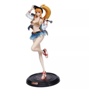 Nami Anime Figure Thief Cat Nami Figurine Pvc Statue Model Dolls Collectible Room Ornament Children Toys Gifts