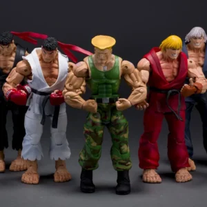 Street Fighter CHUN LI RYU Ken Guile Akuma Articulated PVC Action Figure Collectible Model Toys