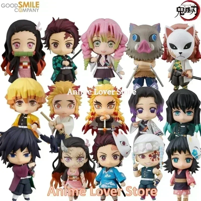 Good Smile Nendoroid Demon Slayer GSC Kamado Nezuko Tanjirou Uzui Tengen Hashibira Inosuke Agatsuma Zenitsu Akaza Anime Figures