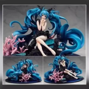 Hatsune Miku Deep Sea  Virtual Singer  Anime Figure Scene Model Boxed Collectible Statue Ornament  Surprise Gift For Anime Fans